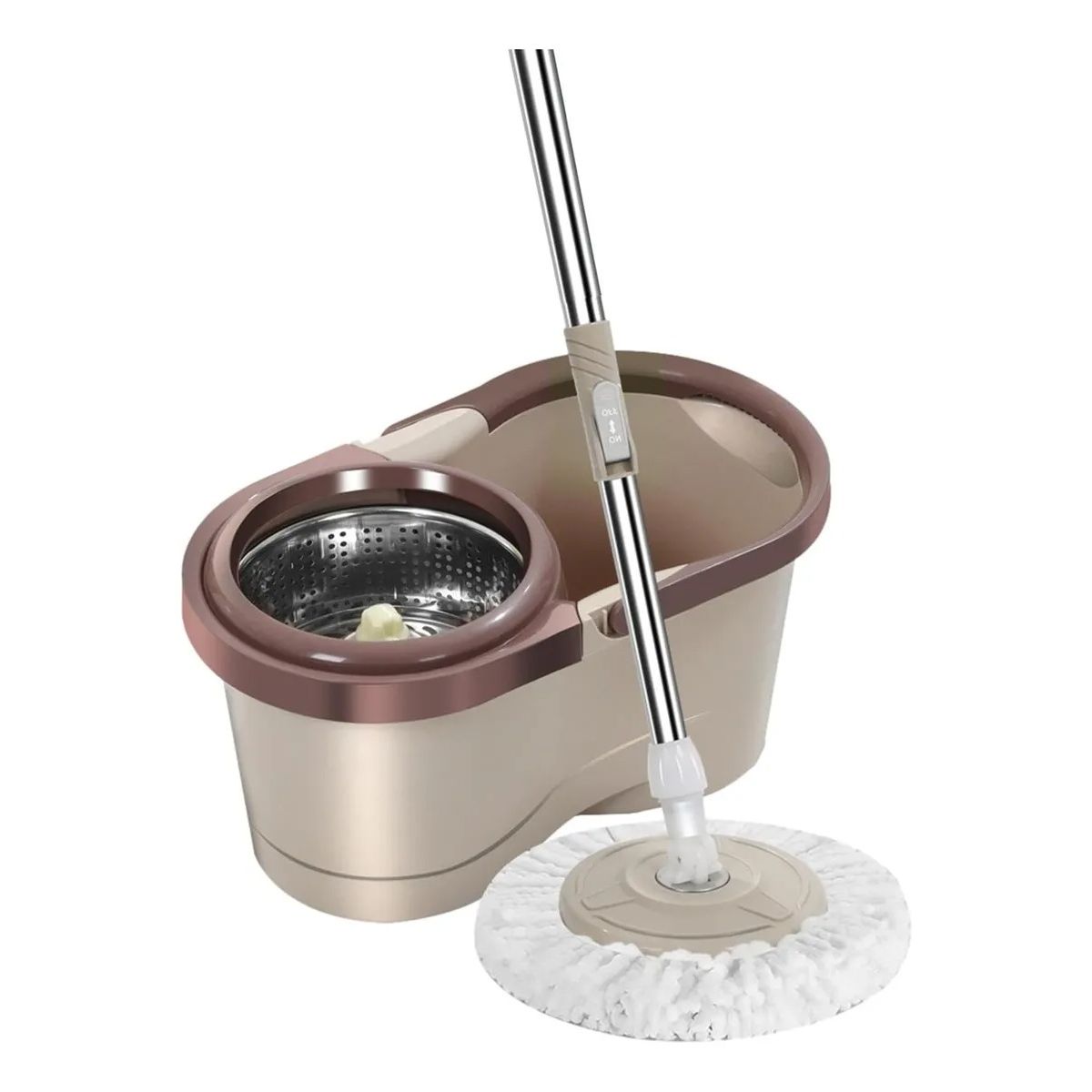 NO LOGO - Mopa Giratoria 360 Con Balde Escurridor
