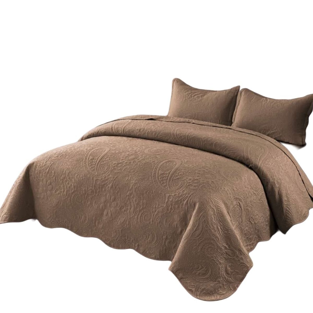GENERICO - Quilt de Verano 2 Plazas Color Cafe Meipulis02