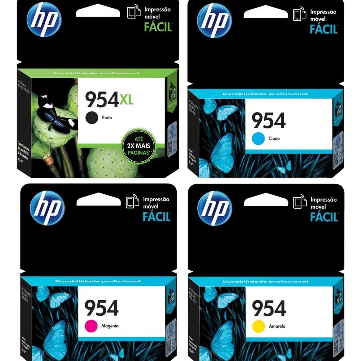 HP - Cartuchos de Tinta hp 954xl Negro /954 Cmy Original Pack