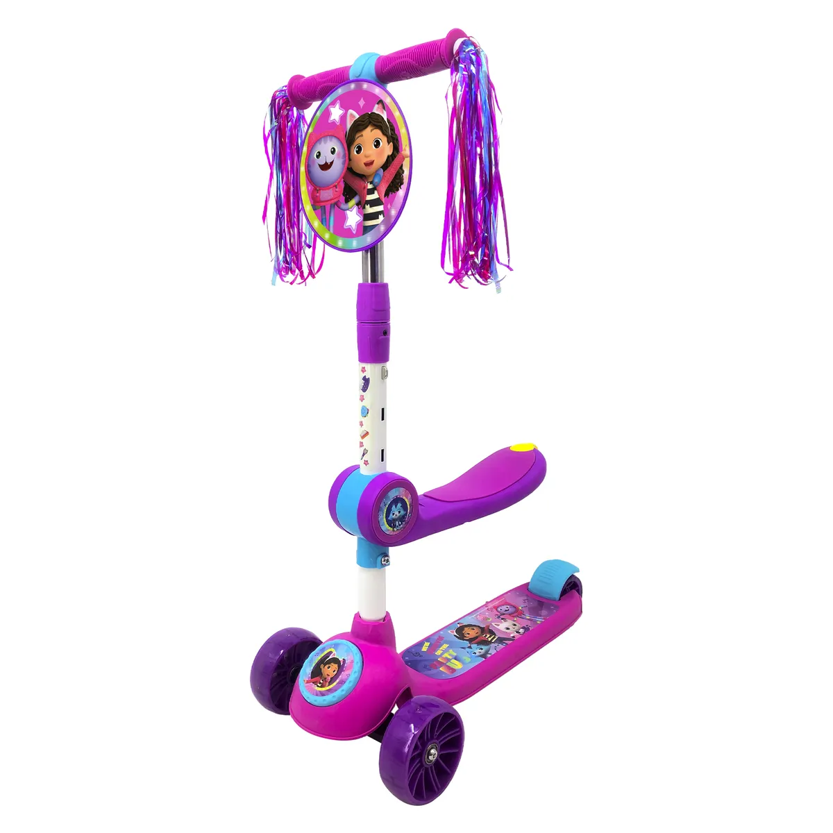 GABBYS DOLLHOUSE - Scooter Niña 2 en 1 Gabby Dollhouse con luces