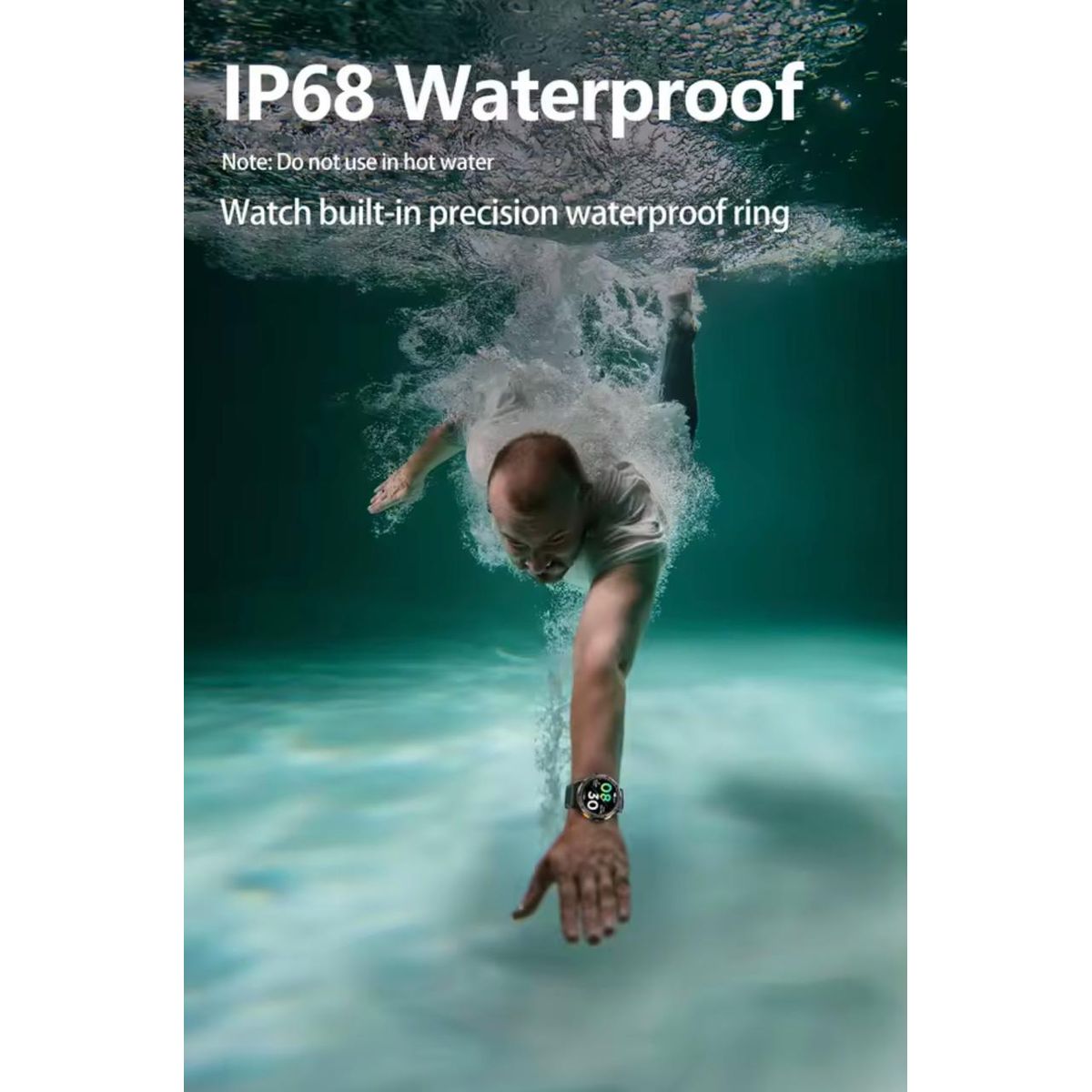 GENETIC - Smartwatch Con Bluetooth llamada GPS Con Linterna