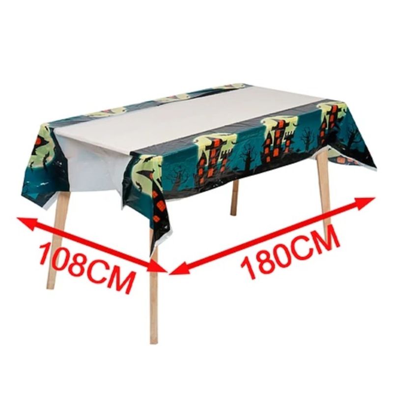 GENERICO - Mantel De Castillo Halloween 108x180 Cm