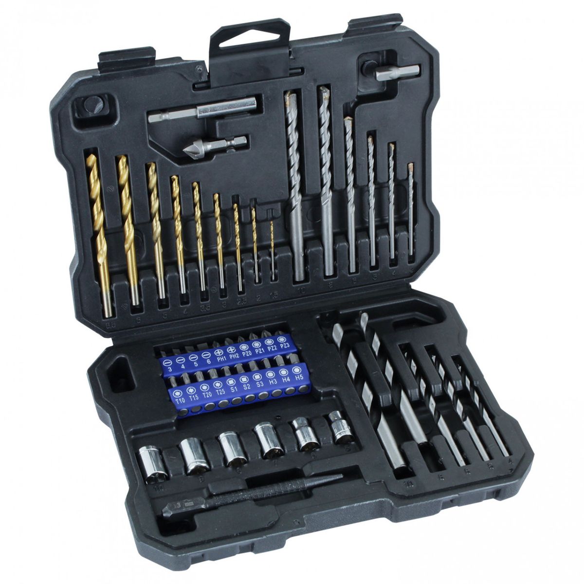 WORKPRO - Juego de brocas para taladro 51 piezas