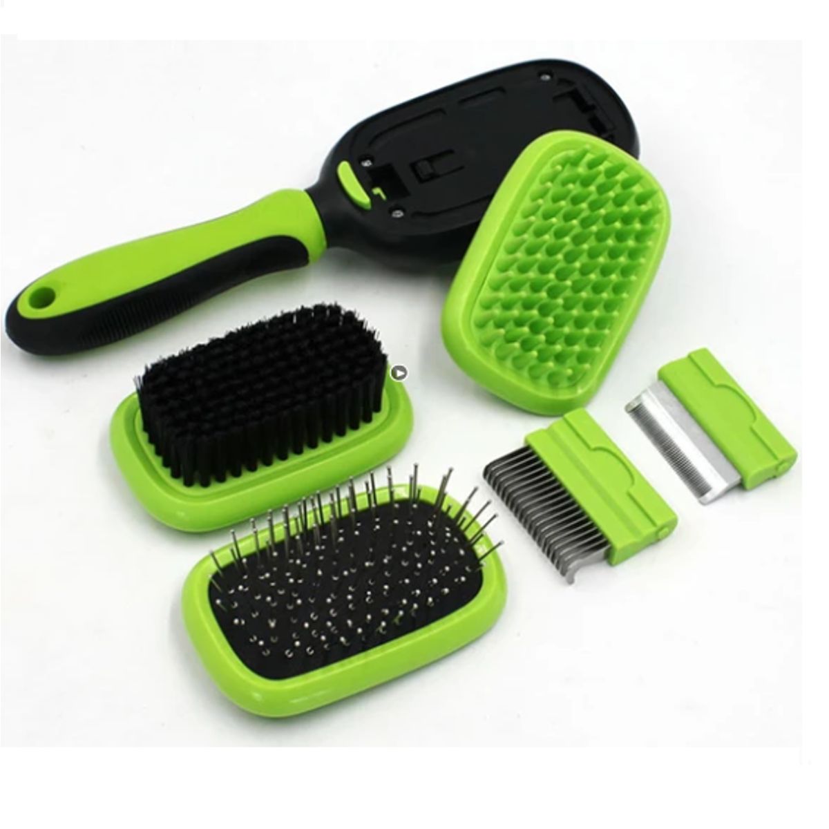 GENERICO - Kit De Aseo Para Mascotas Cepillo 5 en 1 Para Perros Y Gatos