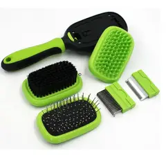 GENERICO - Kit De Aseo Para Mascotas Cepillo 5 en 1 Para Perros Y Gatos