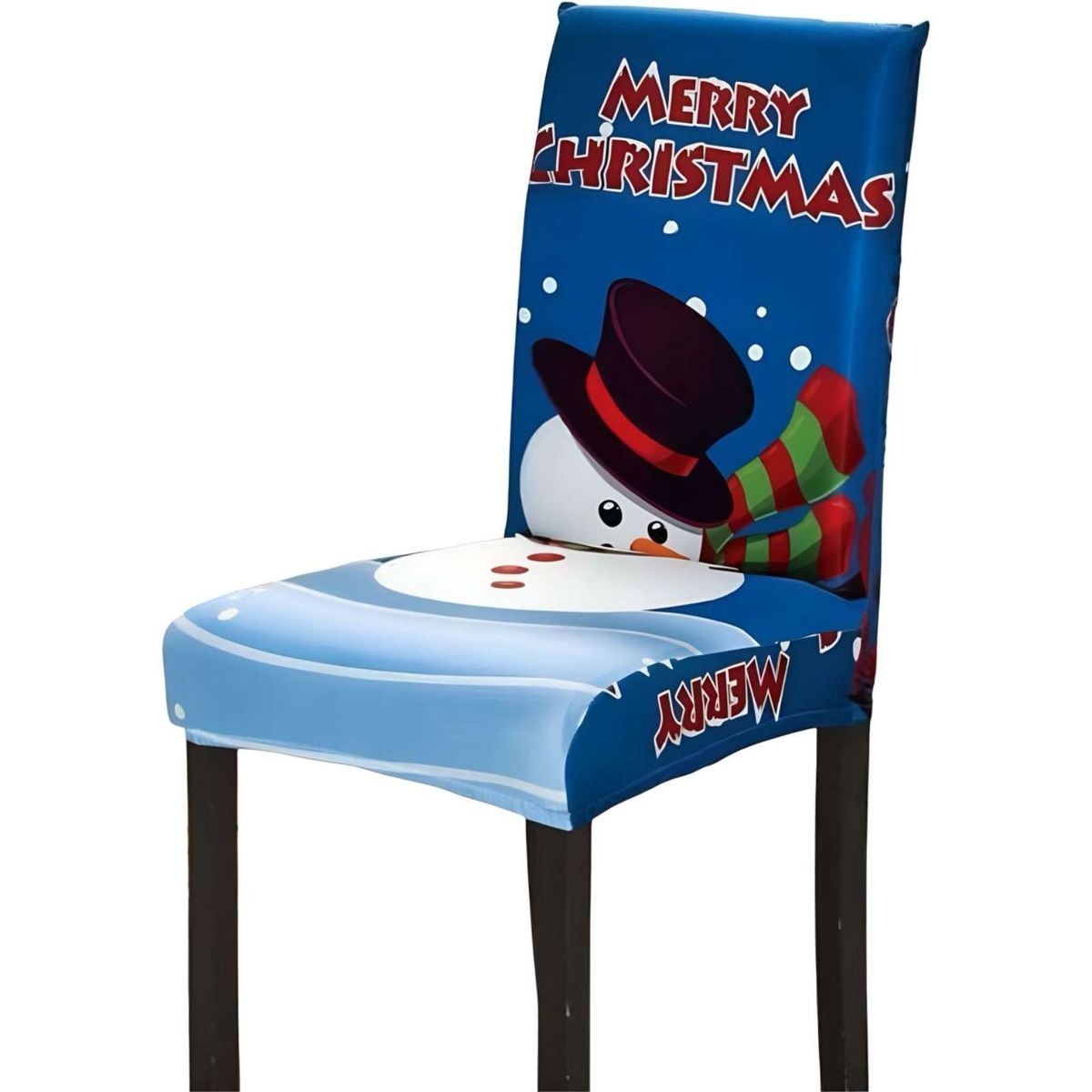 GENERICO - PACK DE 6 FUNDAS PARA SILLAS DE NAVIDAD N11