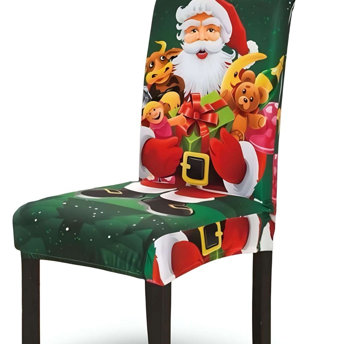 GENERICO - SET DE 6 FUNDAS DE SILLAS DE NAVIDAD N01