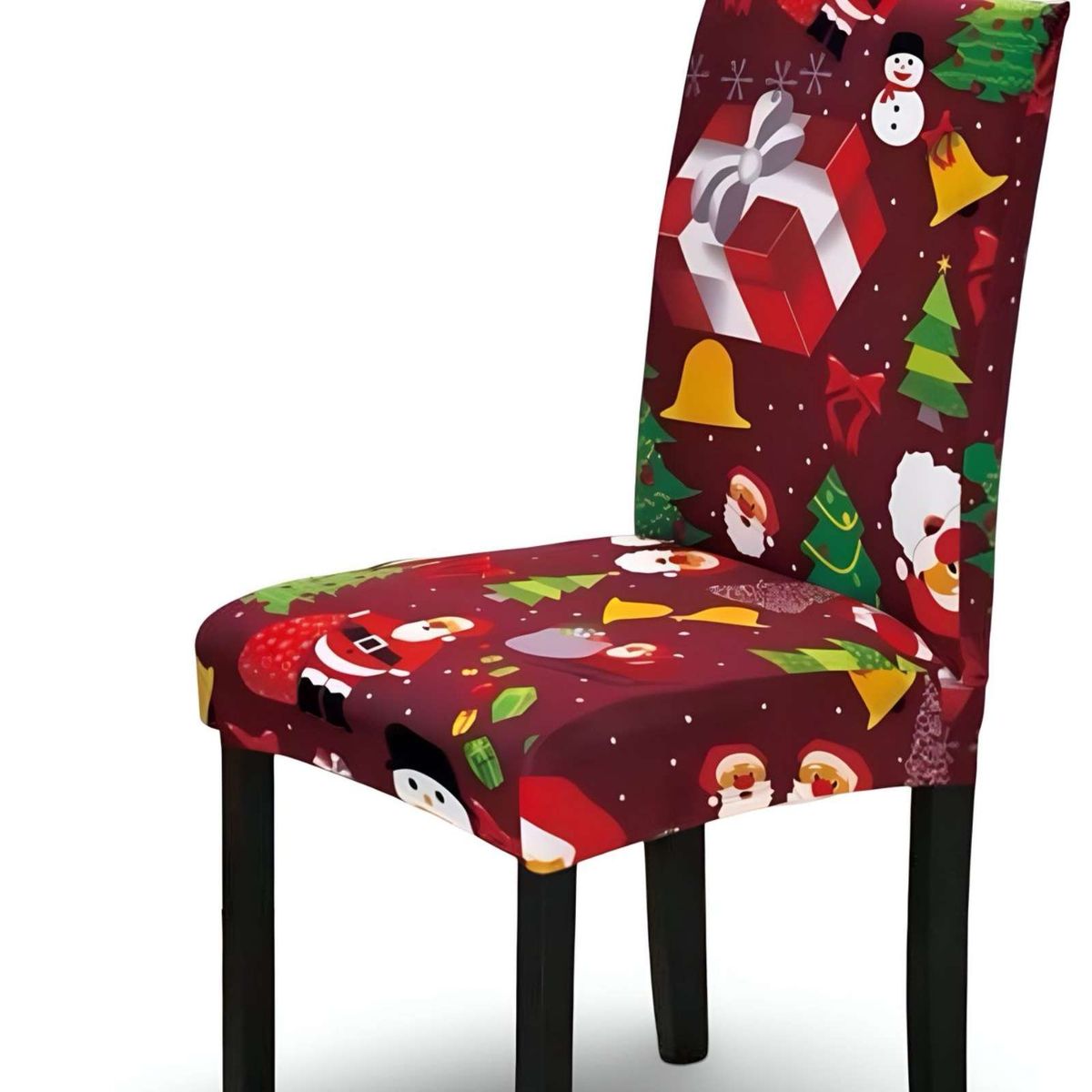 GENERICO - SET DE 6 FUNDAS DE SILLAS DE NAVIDAD N03