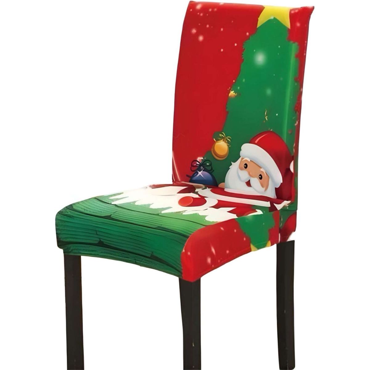 GENERICO - SET DE 6 FUNDAS DE SILLAS DE NAVIDAD N09