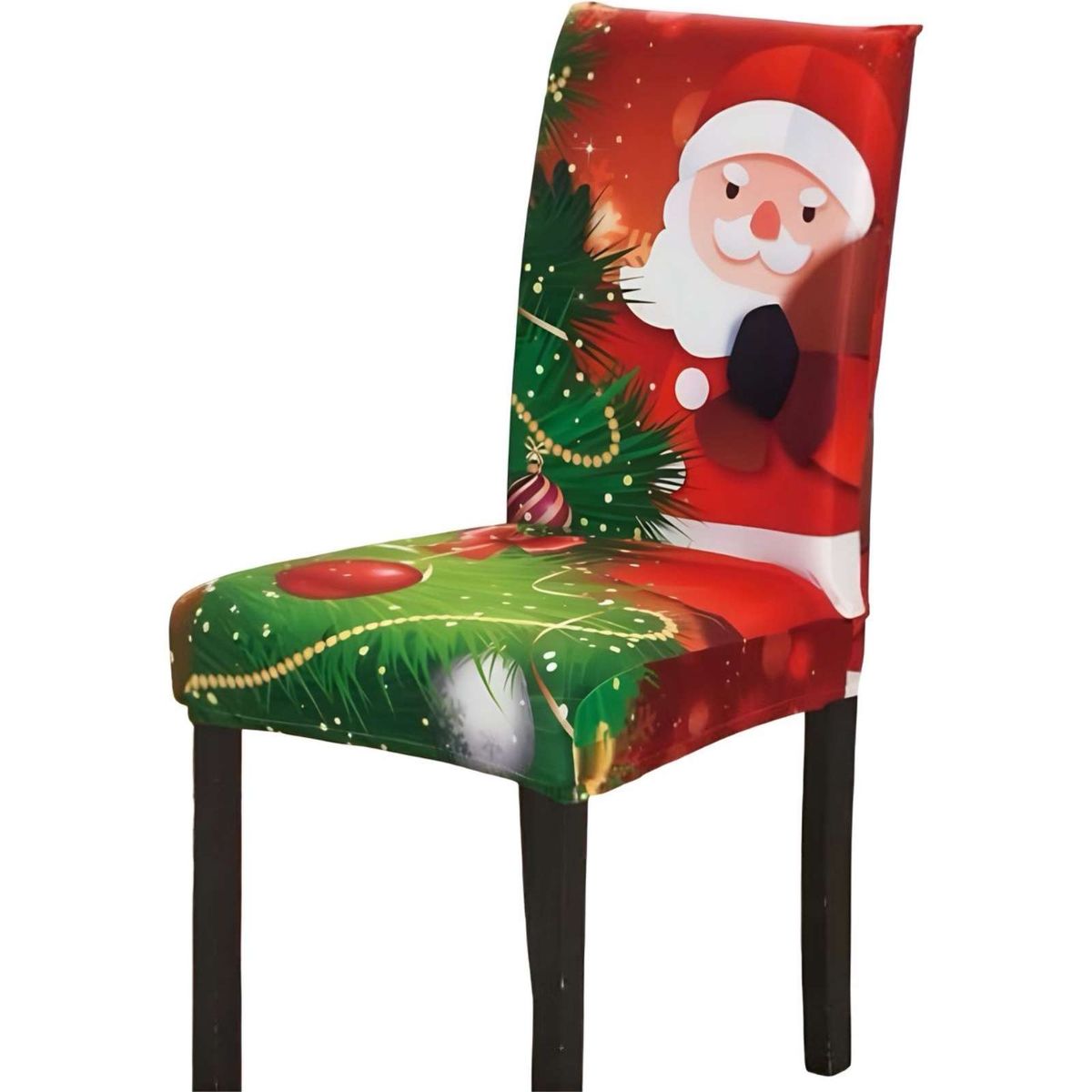 GENERICO - SET DE 6 FUNDAS DE SILLAS DE NAVIDAD N06