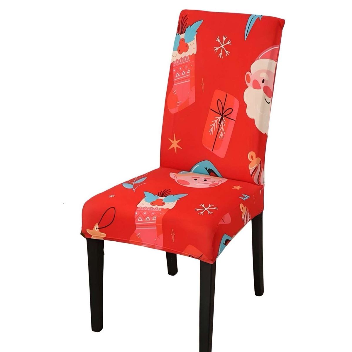 GENERICO - SET DE 6 FUNDAS DE SILLAS DE NAVIDAD N14