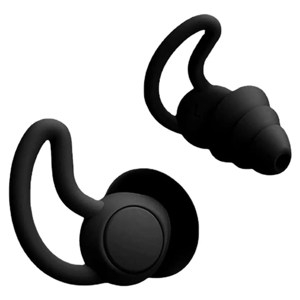 GENERICO - Tapones Oido Silicona Reducción De Ruido Reutilizables Negro