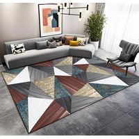 ALFOMBRA PARA LIVING ANTIDESLIZANTE CON DISEÑOS TRIDIMENCIONALES