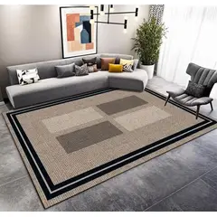 GENERICO - ALFOMBRA PARA LIVING ANTIDESLIZANTE CON DISEÑOS TRIDIMENCIONALES