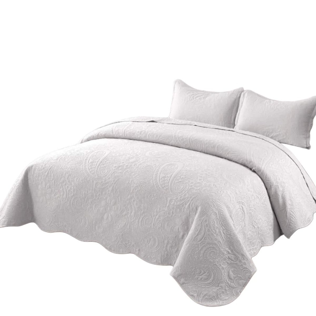 GENERICO - Quilt de Verano 1.5 Plaza Color Blanco Meipulis06