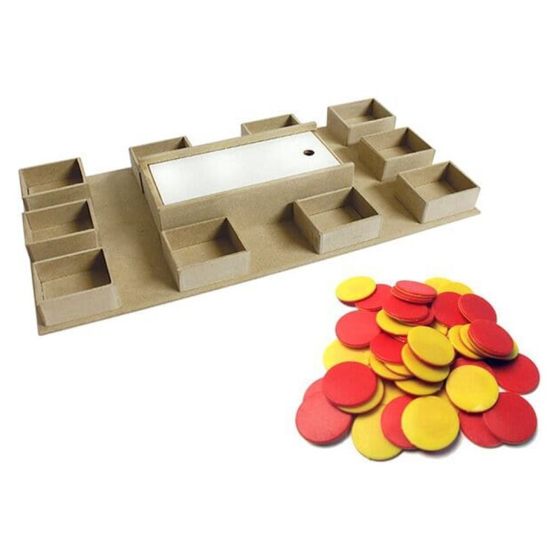  - Caja Mackinder Con 100 Fichas Bicolor
