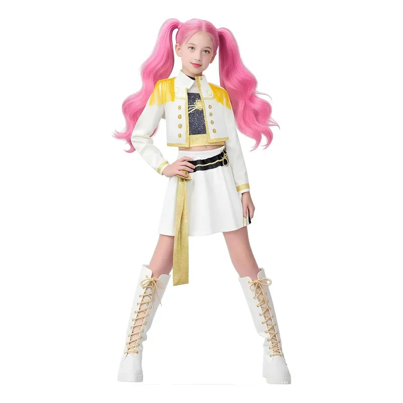 TIOZONEY - Disfraz Niñas Caza Demonios K-pop Rumi Zoey Mira Halloween 160cm