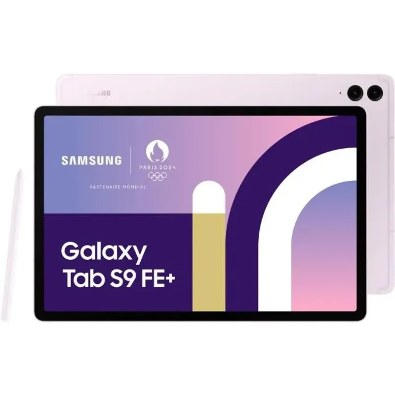 SAMSUNG - Tablette Samsung Galaxy Tab S9 FE+ 12,4 "Wifi 128GO Rosa