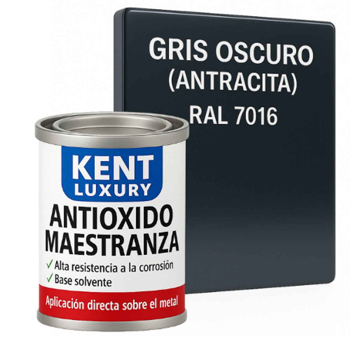 KENT - Antioxido Maestranza 132 Galon Gris Oscuro