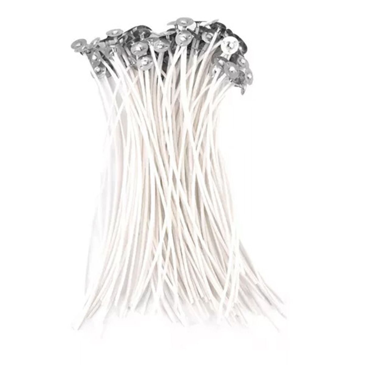 ATURE - Pábilos Encerados Mecha De Vela Con 100 Uds Con Wick Tabs