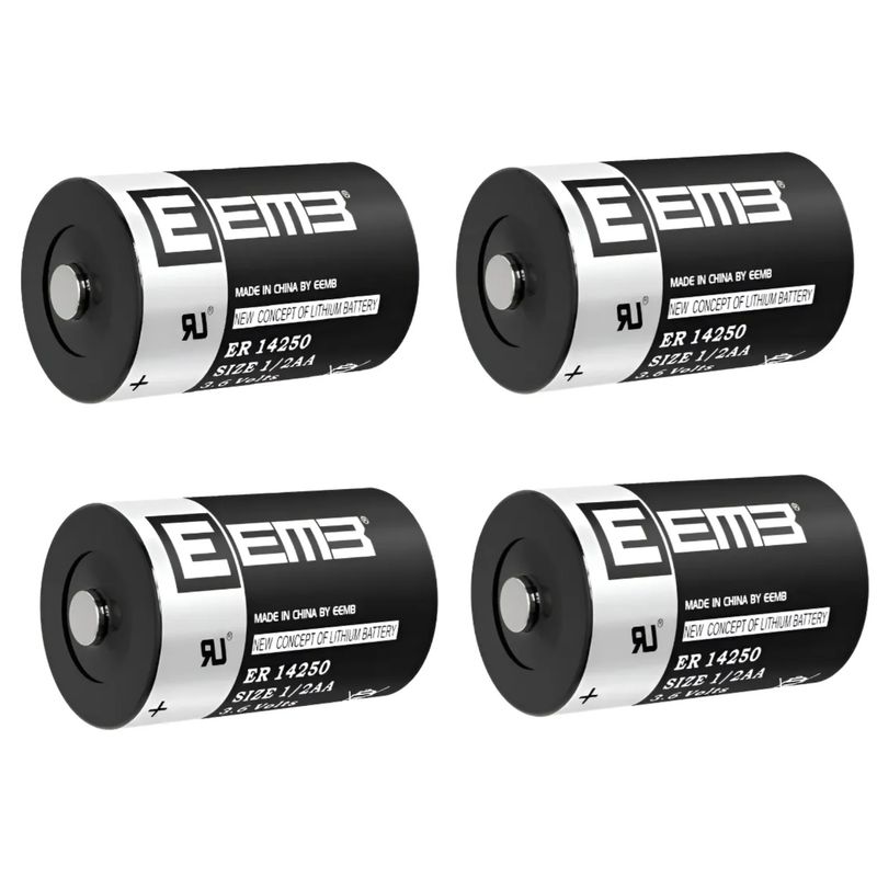 GENERICO - 4 Pilas EEMB  Er14250 3.6v 1200 Mah NO RECARGABLES
