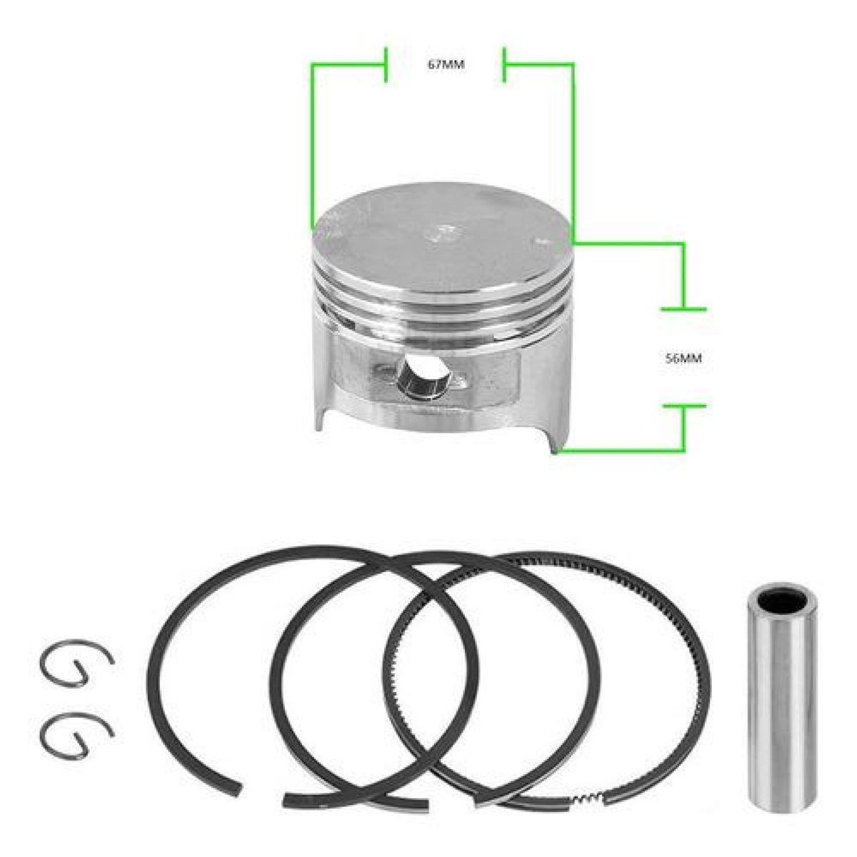 GENERICO - Kit Pistón Anillos  Motor Ey20