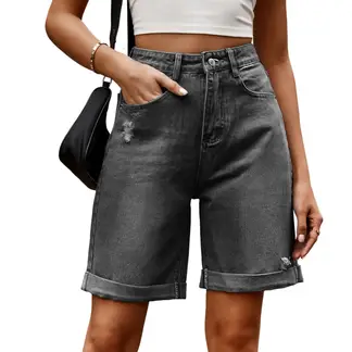 BLWOENS - Shorts Mujer - Negro