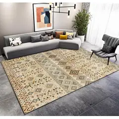 GENERICO - ALFOMBRA PARA LIVING ANTIDESLIZANTE CON DISEÑOS TRIDIMENCIONALES