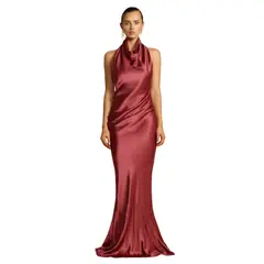 BLWOENS - Vestido de Gala Mujer - Rojo