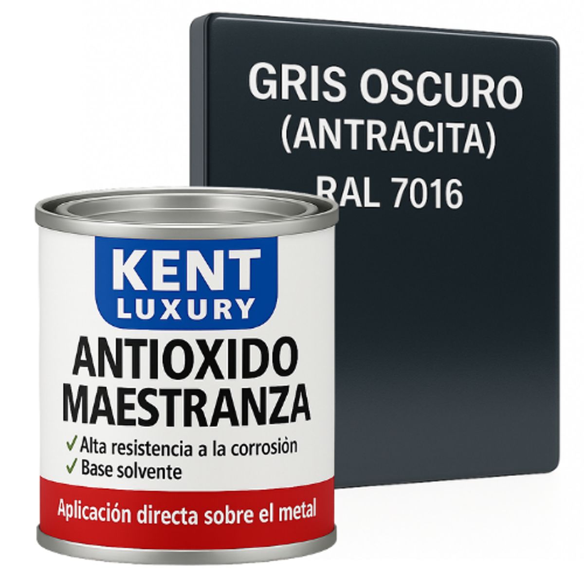 KENT - Antioxido Maestranza 18 Galon Gris Oscuro