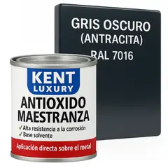 KENT - Antioxido Maestranza 18 Galon Gris Oscuro