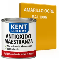 KENT - Antioxido Maestranza 1 4 Galon Amarillo Ocre