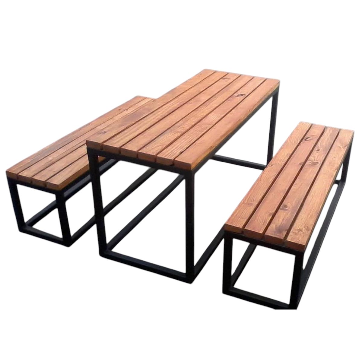 GENERICO - Mesa Y Bancas Nómada - 120 Cm