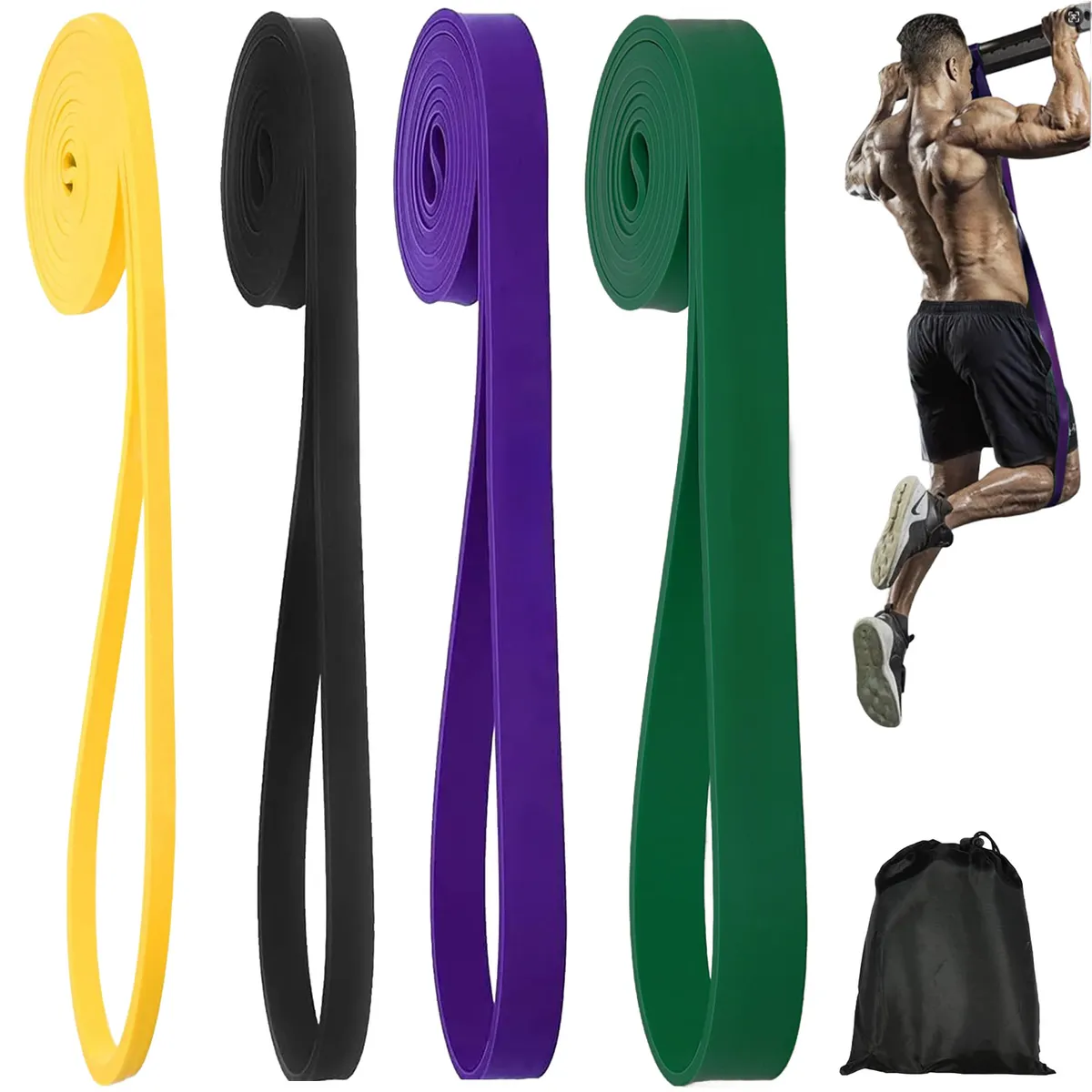 VIDITA - Bandas Elasticas Resistencia Power Bands Set 4