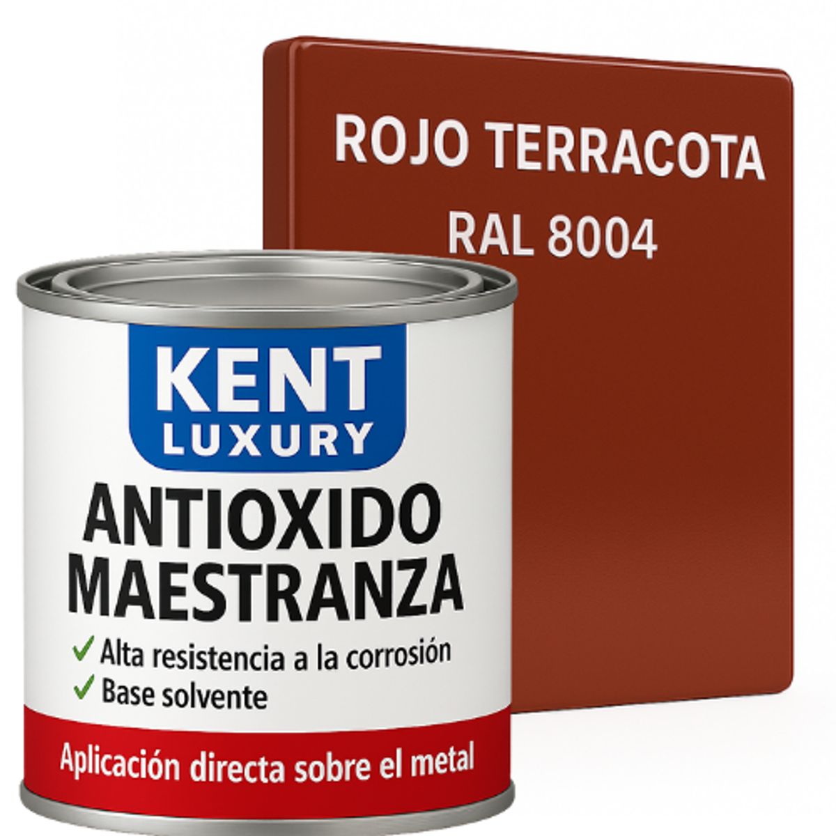 Antioxido Maestranza 1 4 Galon Rojo Terracota, marca KENT - Foto Principal