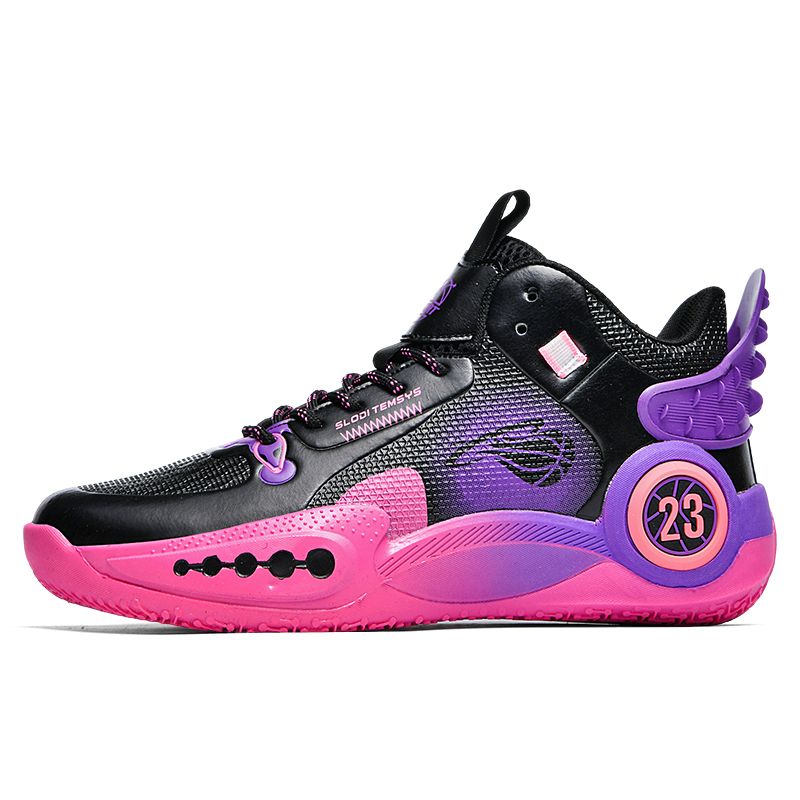 DANWEILE - Zapatillas de baloncesto transpirables para hombre y mujer - Negro
