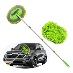GENERICO - Verde Fregona Para Lavado De Coches Ajustable De 160 Cm