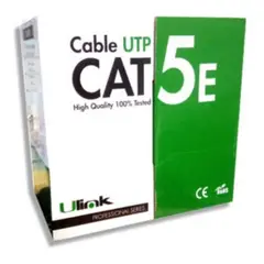 ULINK - Cable De Red Utp Cat 5e Caja 305mts 24awg CCA
