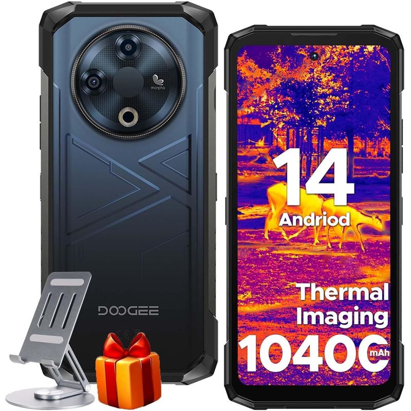 DOOGEE - Teléfono Robusto Doogee Fire 6 con Cámara Térmica - 256GB