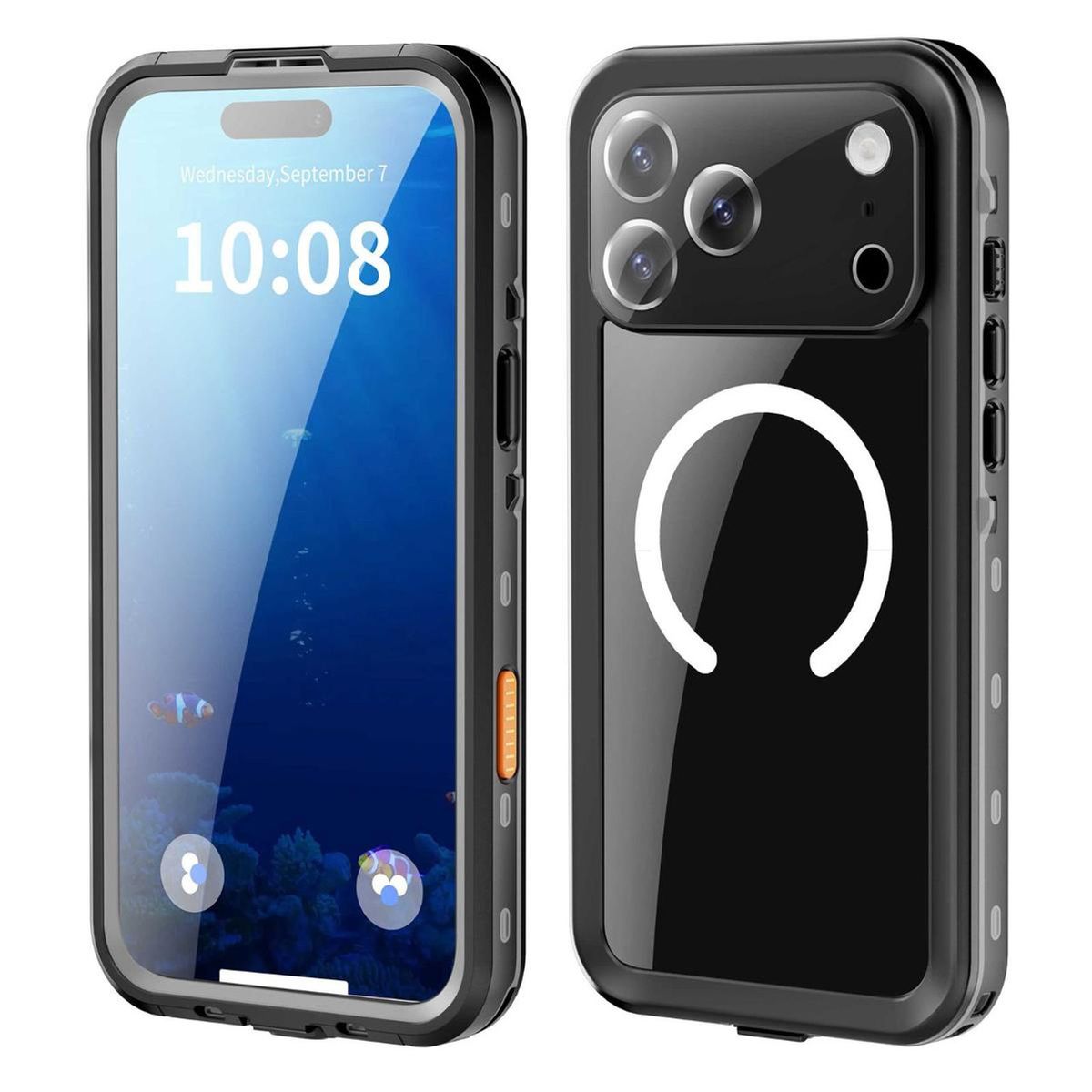 GENERICO - Carcasa Impermeable Con Magsafe Para iPhone 17 Pro