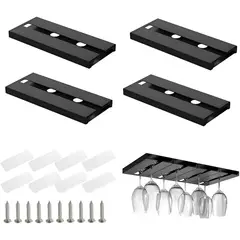 KUANGYE - 4pcs Estante Para Copas De Vinocolgador De Copas bares