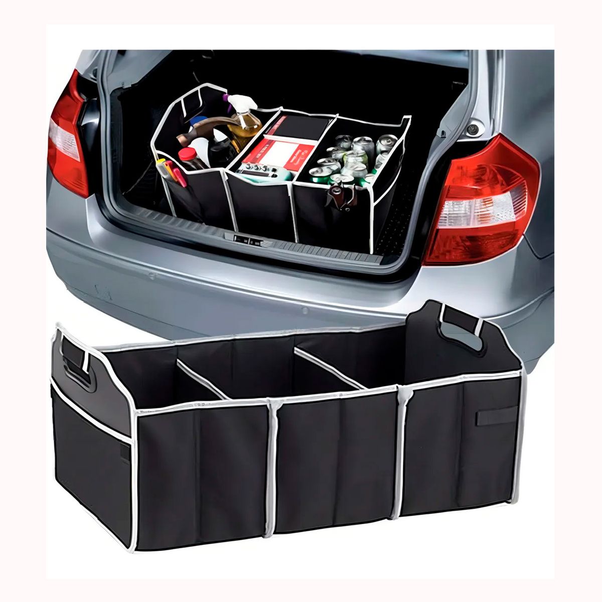 GENERICO - Organizador para auto caja bolso plegable maletero