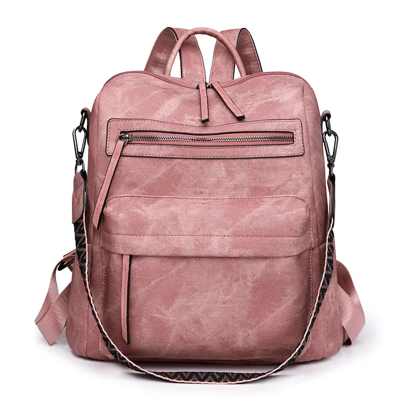TIOZONEY - Mochila Cartera Urban Chic Cuero PU Mujer a la Moda Multiuso