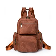 TIOZONEY - Mochila Cartera Urban Chic PU PU Mujer a la Moda Multiuso