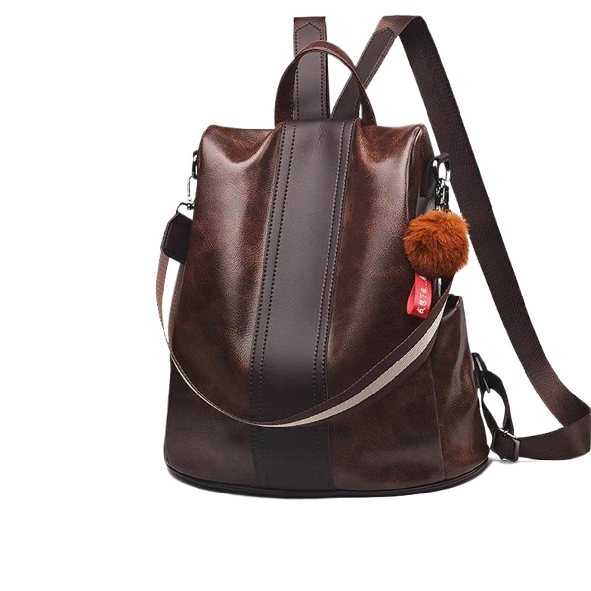 TIOZONEY - Mochila Cartera Urban Chic PU PU Mujer a la Moda Multiuso