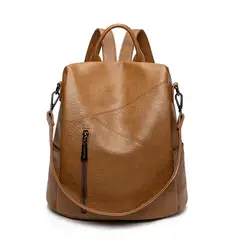 TIOZONEY - Mochila Cartera Urban Chic PU PU Mujer a la Moda Multiuso