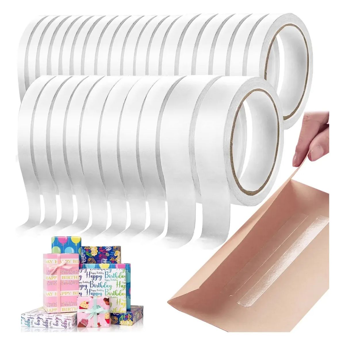 GENERICO - Cinta Para Fijar Doble Faz Adhesión Rápida Y Firme