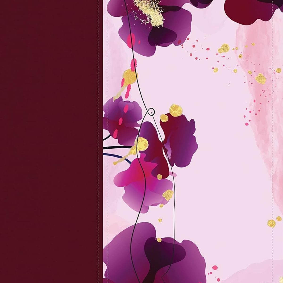 TYNDALE HOUSE PUBLISHERS - Santa Biblia NTV Edición personal letra grande Jardín Morado Mujer