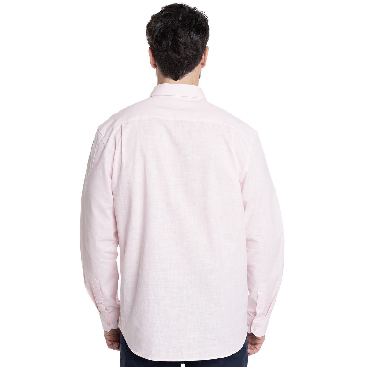 KOTTING - CAMISA HOMBRE SLUB LOOK LINO BOLSILLO