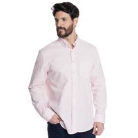 CAMISA HOMBRE SLUB LOOK LINO BOLSILLO